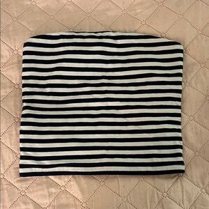 John galt Striped navy and White Women's tube top